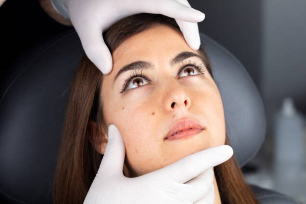 skin blemishes medical treatment dermatologist facial treatment against acne